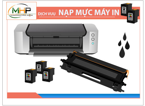 DỊCH VỤ NẠP MỰC IN TẠI NHÀ Ở BÌNH DƯƠNG