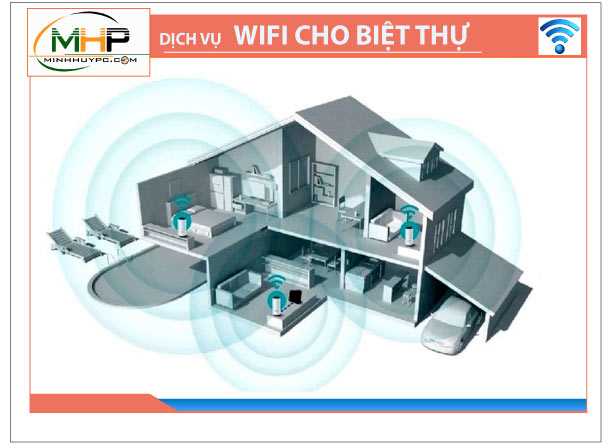Lắp đặt mạng wifi cho biệt thư tại bình dương